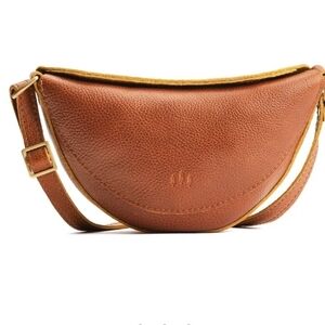 New Portland Leather Medium Koala Sling Bag In Sienna